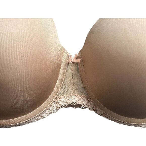 Wacoal b.tempt'd Faithfully Yours Strapless Bra Au Natural # 954108 - Size 34C - Picture 2 of 11